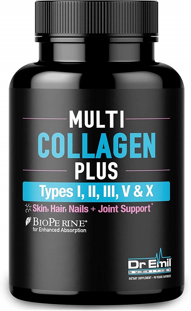 Multi Collagen Pills (Types I, II, III, V & X) - Collagen (90 Collagen Capsules)