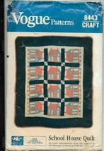 Vintage Vogue  Craft #8443 The American Collection School House Quilt - ... - $9.90