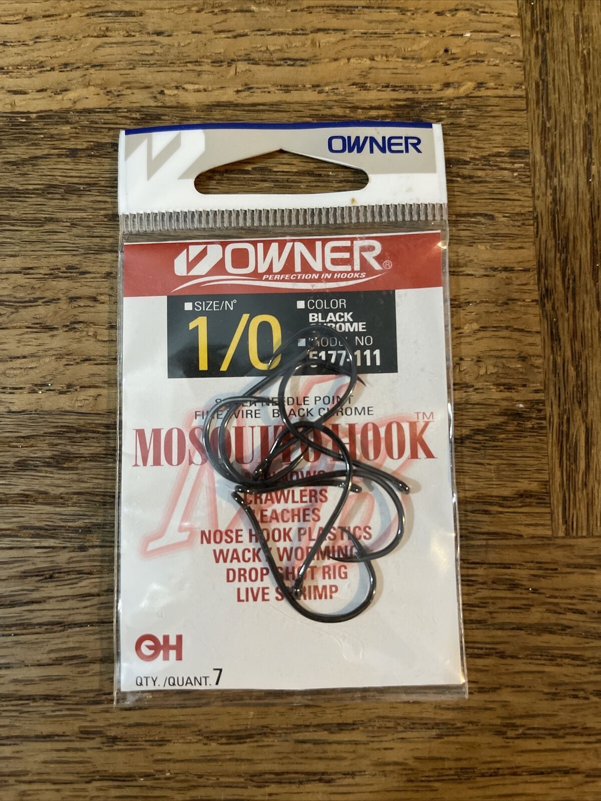 Owner mosquito hook size 1/0