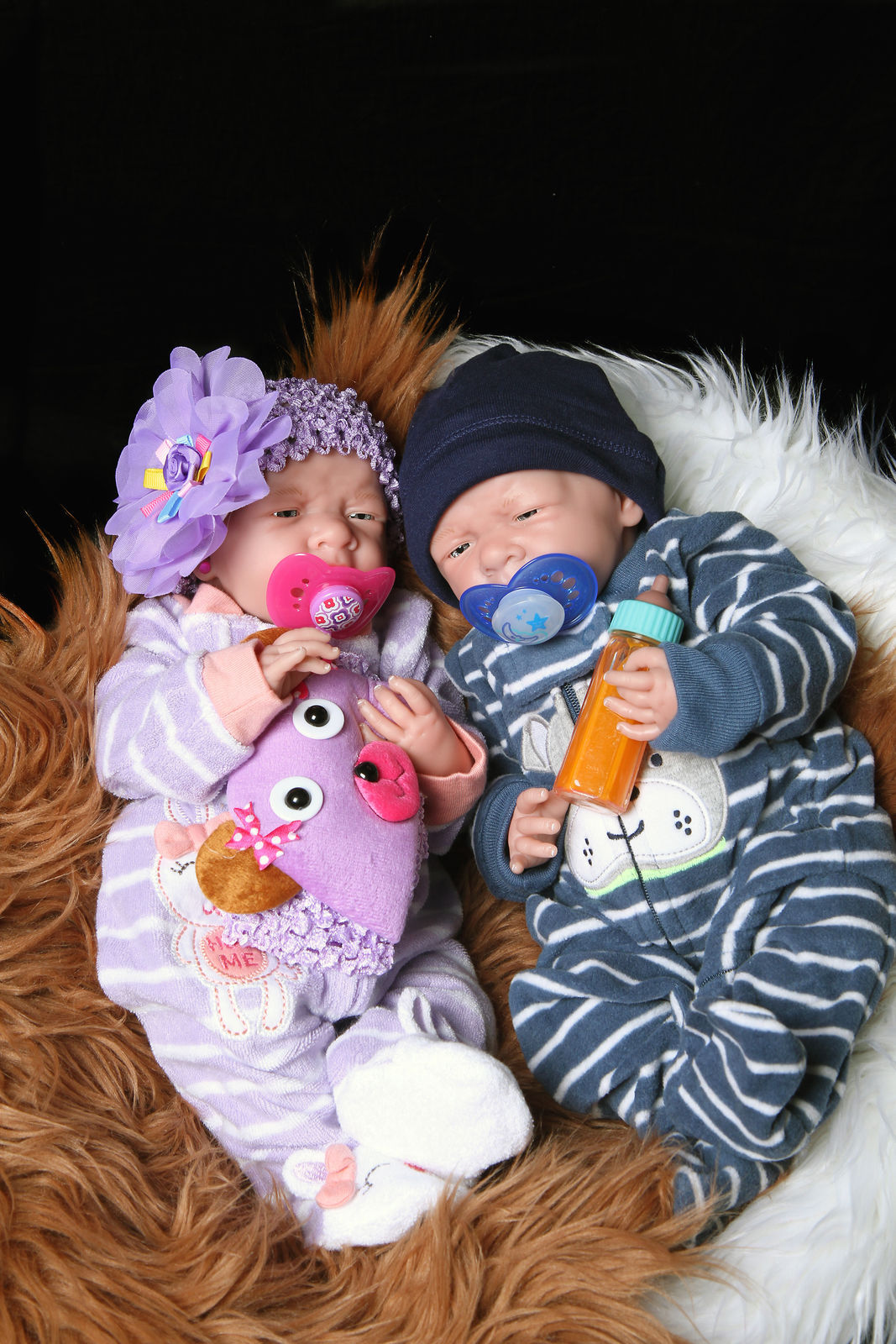 twin dolls boy and girl