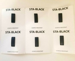 Set of 6 STA-BLACK Scratch Resistance US Army Military Pins New - $11.14
