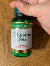 Natures Bounty L-Lysine 1000 MG 60 Tablets - $19.68
