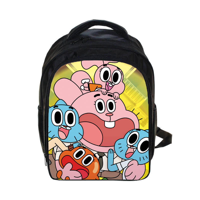 The Amazing World of Gumball Kids School Book Bag Backpack - Backpacks ...