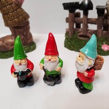 Garden Gnome Fairy Garden Set, Gnome House, Gnome Decor, Miniatures image 4