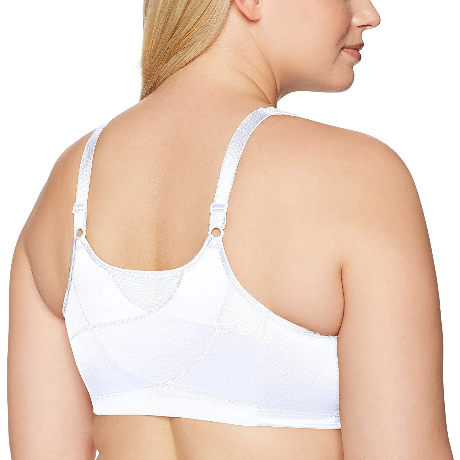 Playtex WHITE 18 Hour Back Support Posture Full Coverage Bra, US 42B