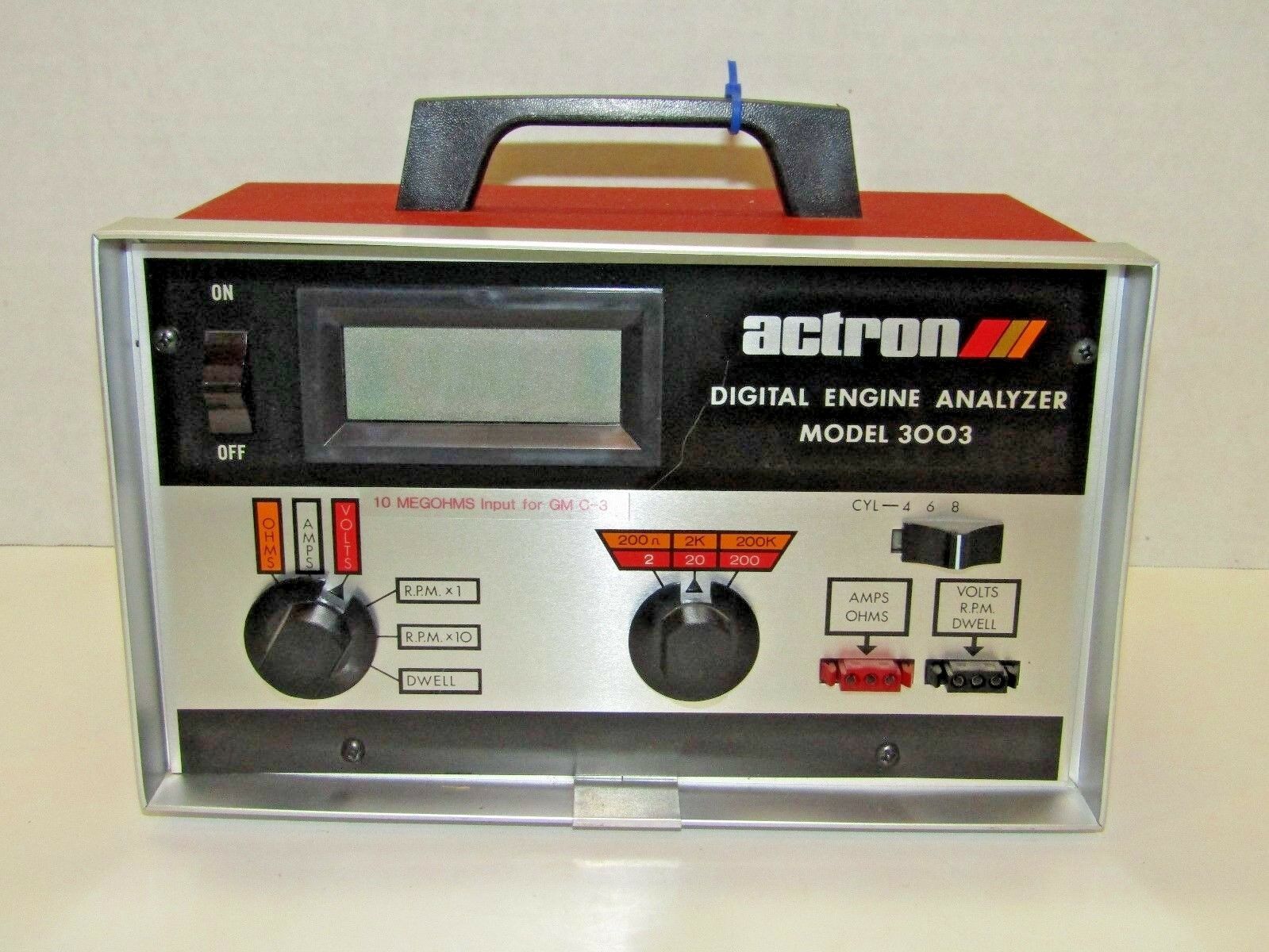 Vintage Actron Digital Engine Analyzer Model 3003 Movie Prop Mechanic