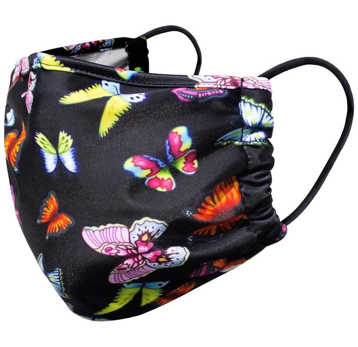 Elegant and Beautiful Fabric Butterfly Face Mask with Elastic Ear Loops