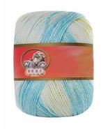 3 Baby&#39;s Yarn Balls Sweater Scarf Knitted Thread Yarn DIY Yarn Blue Whit... - $20.86
