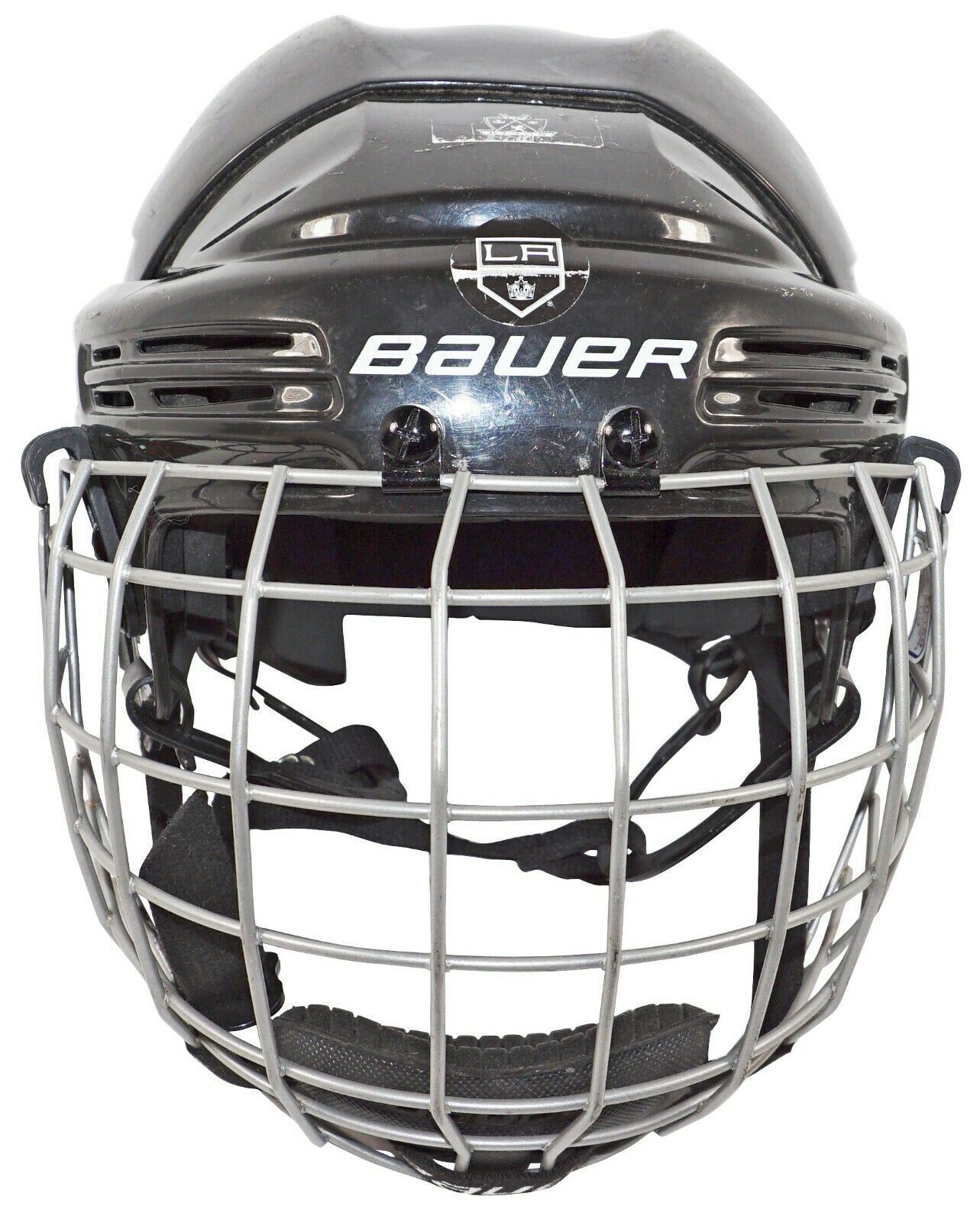 JUNIOR LA KINGS BAUER 2100 HOCKEY HELMET + TRUE VISION CAGE BHH2100JR