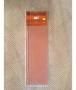 Vintage Plastruct Red Scalloped pattern Roof plastic sheet- for hobby bu... - $10.00