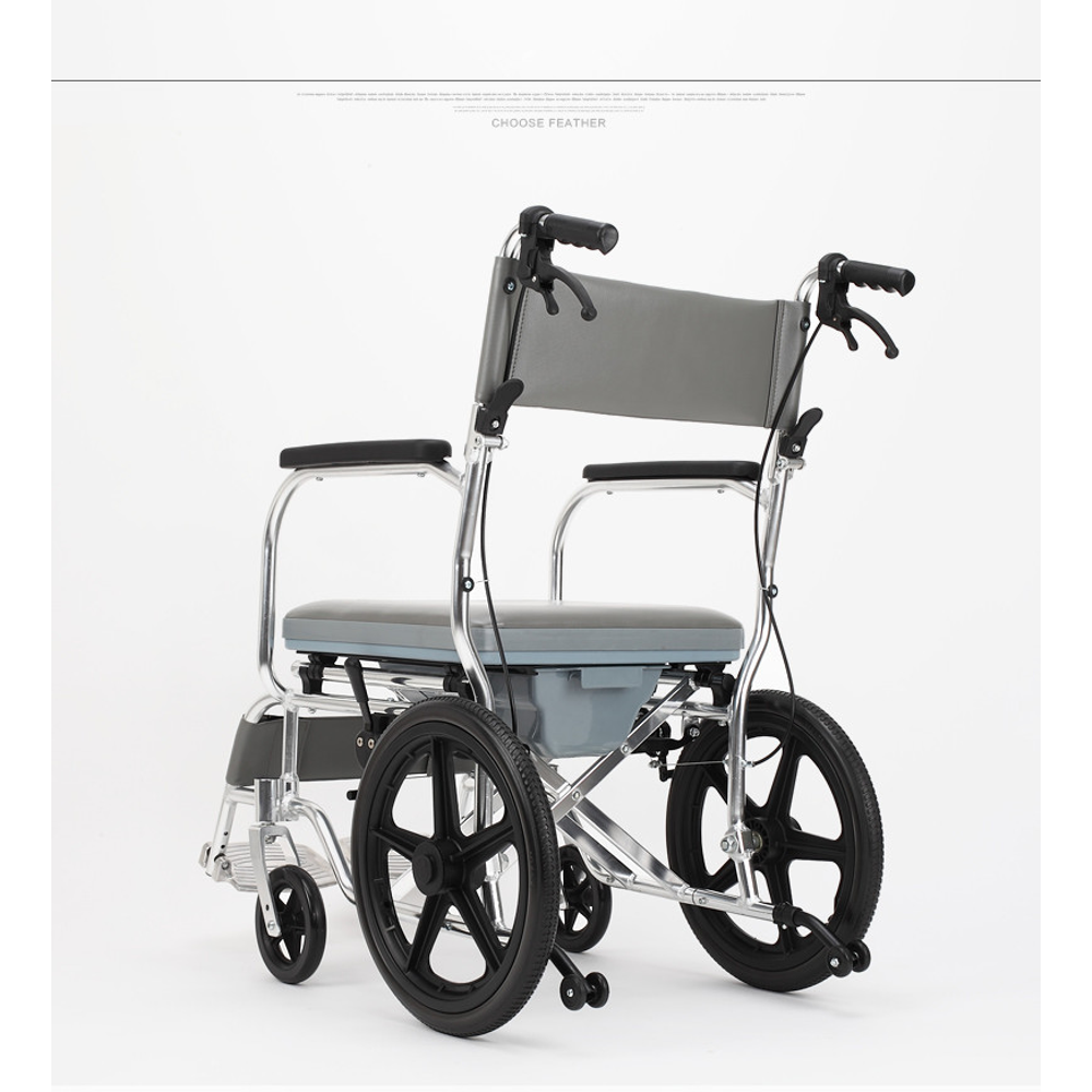 Lightweight Manual Wheelchair Folding Quickie With Toilet Removable Bed ...