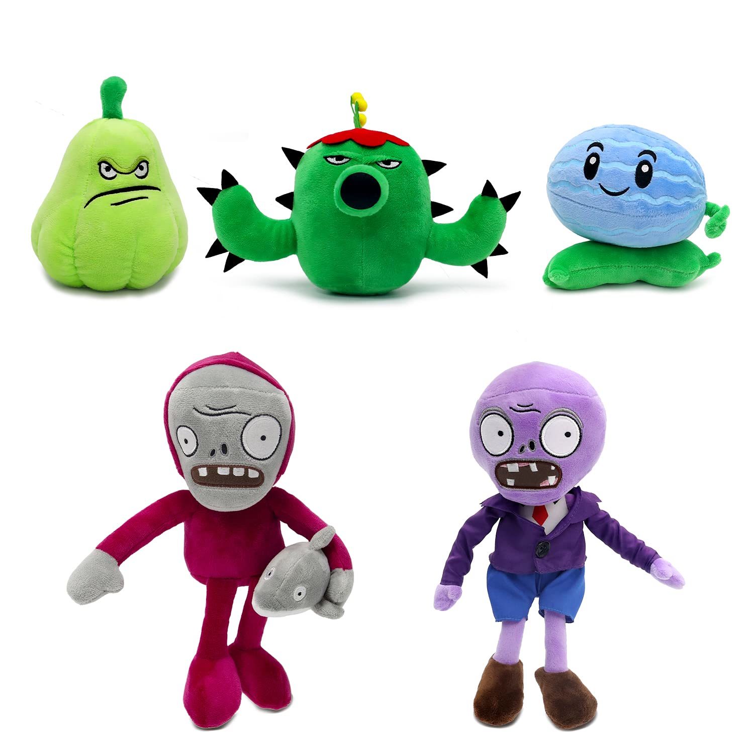 10 Pieces Plants Plush 1and2 Pvz Stuffed Figure Vs Zombies Plushies Toy