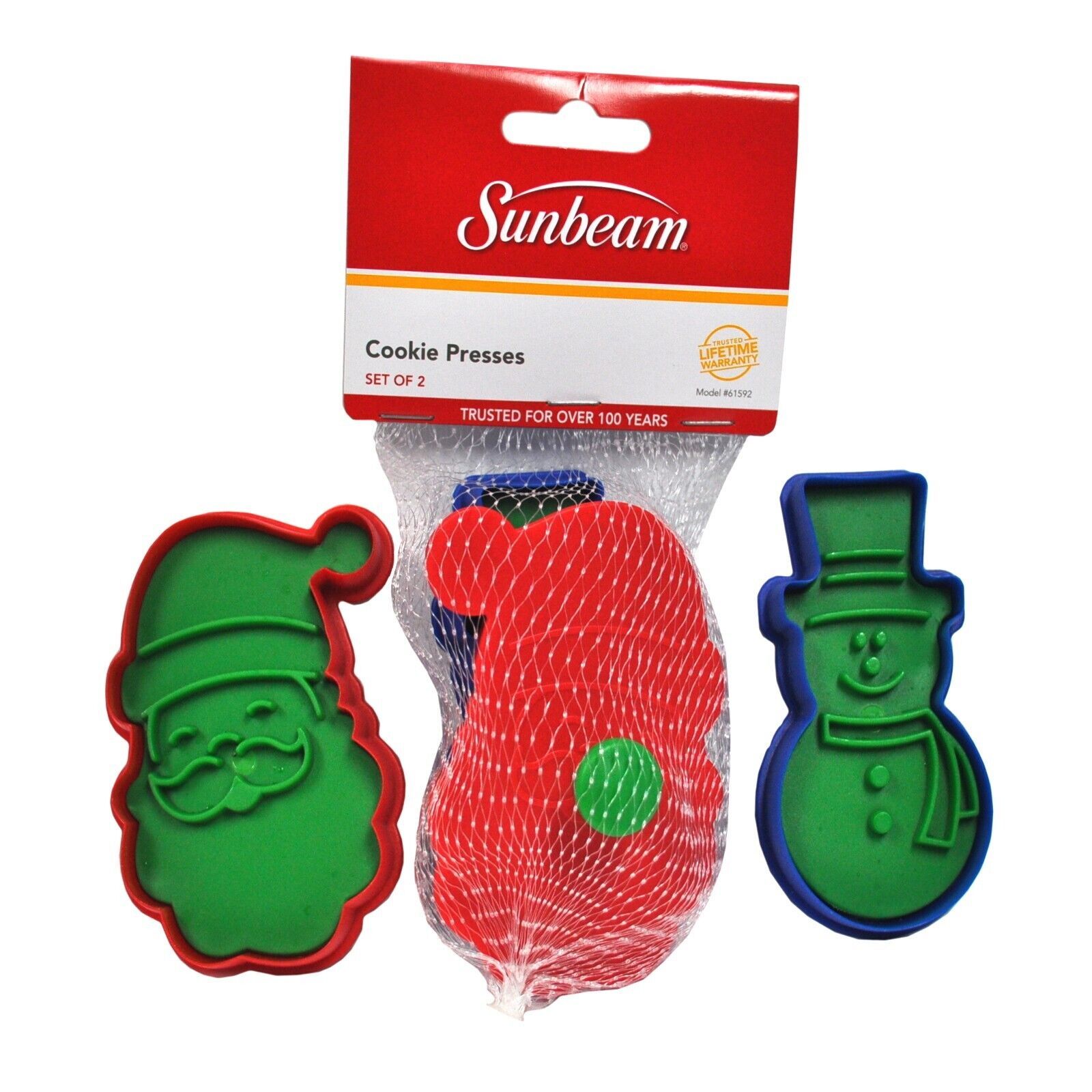 Primary image for 2 Piece Santa and Snowman Cookie Cutter