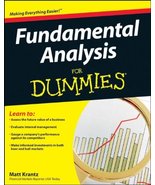 Fundamental Analysis For Dummies Krantz, Matt - $103.92