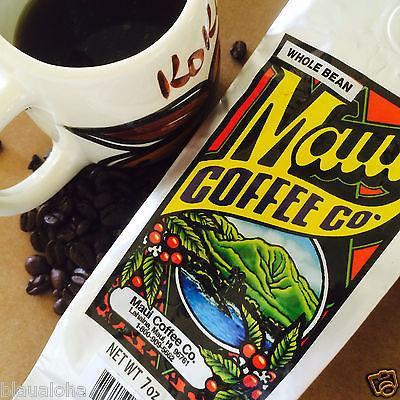 Maui Coffee Company 100% Hawaii Grown Coffee Whole Bean or Ground Hawaiian 7 oz