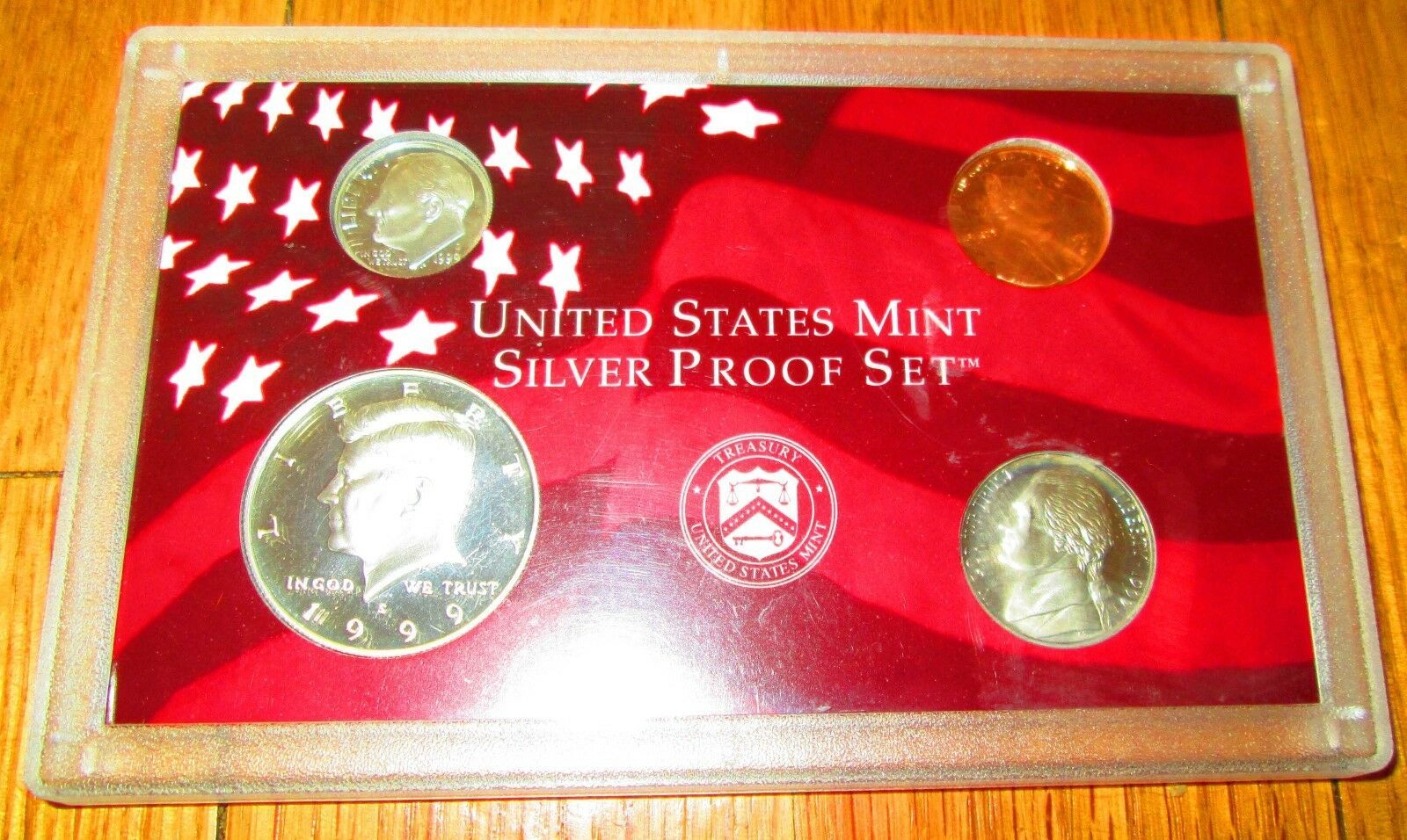 Mint Plastic  No Box No COA 2009 Partial Proof Set 4 Coins 2 Sets U.S