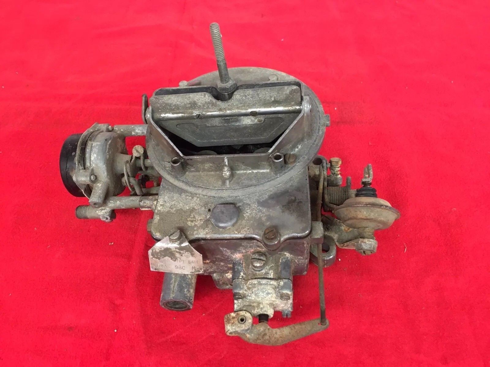 Autolite 2100 Two 2 Barrel Carburetor 1.02 Ford DBA 9BC M Air Intake