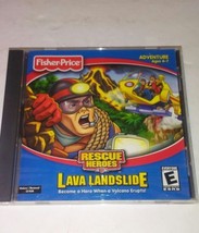 Fisher Price Rescue Heroes Lava Landslide Pc CD-ROM Computer Game~Ages 4-7 - $30.80