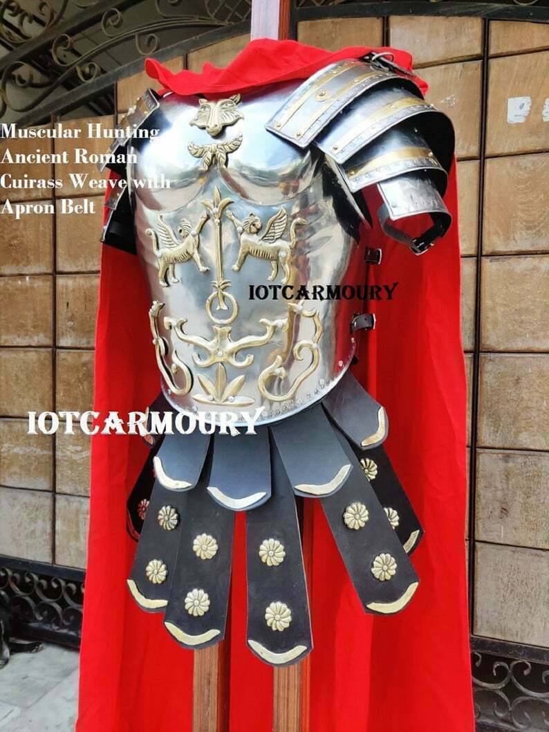 NauticalMart Greek Muscle Armor Muscular Hunting Ancient Roman Cuirass ...