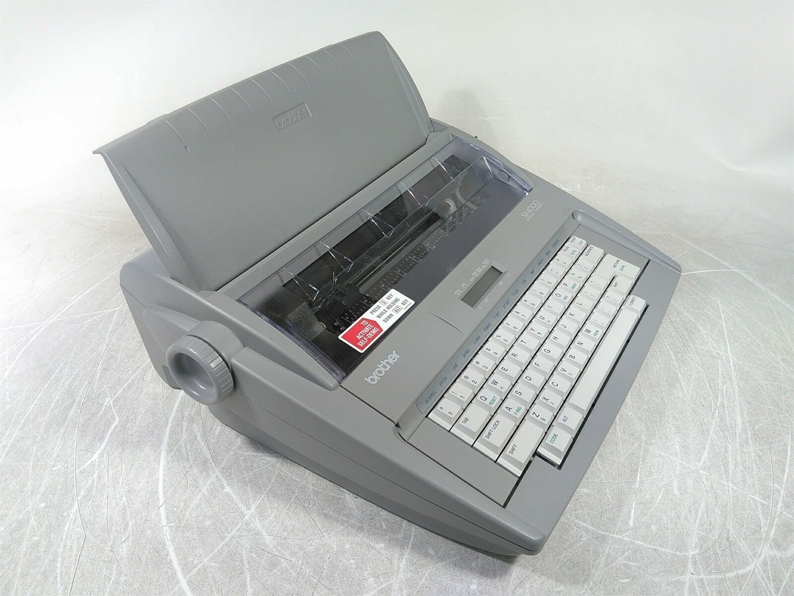 Brother SX4000 Daisywheel Portable Electric Typewriter Misaligned AS