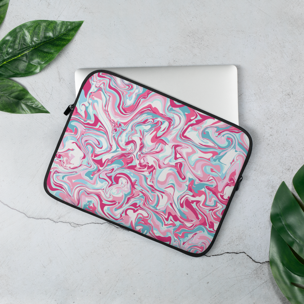 Marble Pink Art Laptop Sleeve, Laptop Case, Size - 13 inch, 15 inch ...