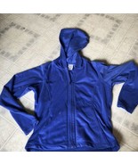 Columbia Small Fleece Full Zip hooded Coat Periwinkle Purple - $27.86