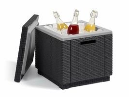 Keter Tabelle Kühlschrank Garten Ice Cube Außen Möbel BAR Eisbox Getränk... - $410.63
