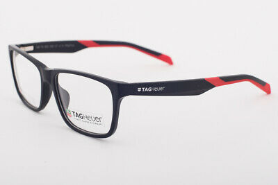 Tag Heuer 0552-005 B URBAN Matte Black Red Eyeglasses TH552-005 57mm
