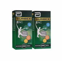 Surbex Zinc , High Strength Vitamin B with Zinc 60'S X 2 botlles, Anti-Stress FS - $79.90