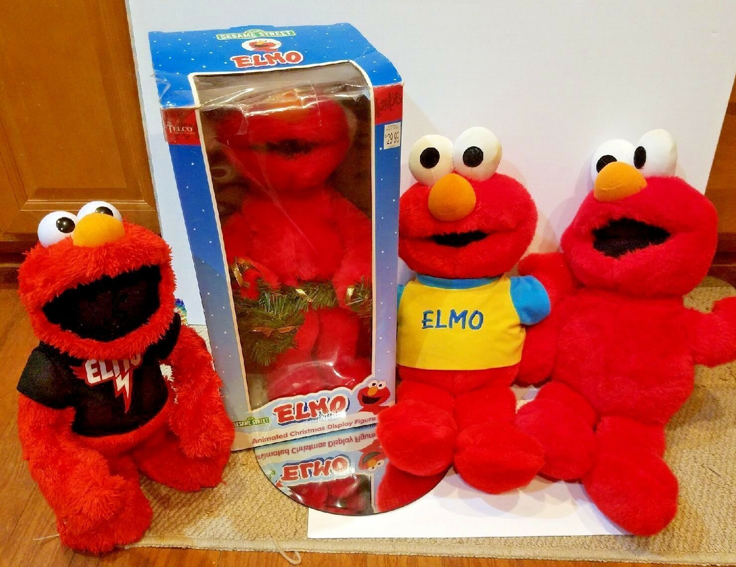 Bulk Electronic Dancing ELMO Lot Sesame Street Toy TYCO VTG tickle me elmo Sesame Street