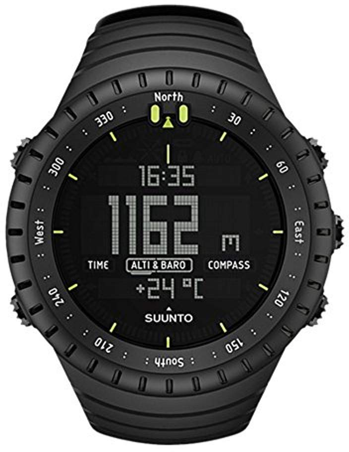 suunto all black military watch