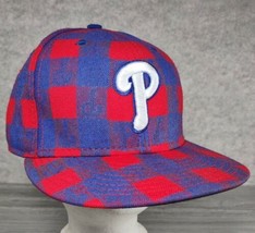 Philadelphia Phillies New Era 59FIFTY Fitted Hat - Plaid / Flannel 7 1/2... - $22.14