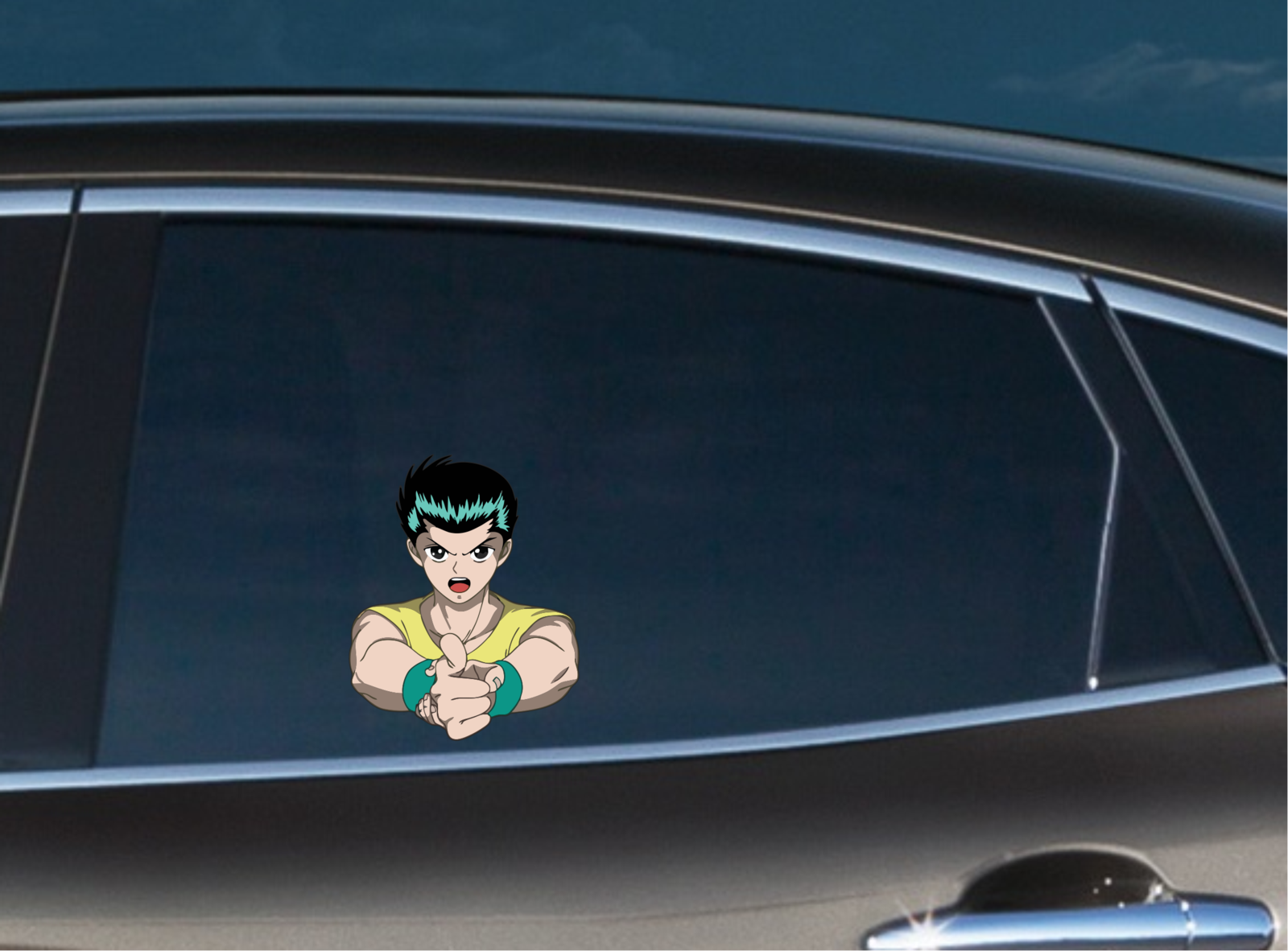Yusuke #2 Car Bumper Window Decal Anime Stickers cartoon decals yu yu hakusho