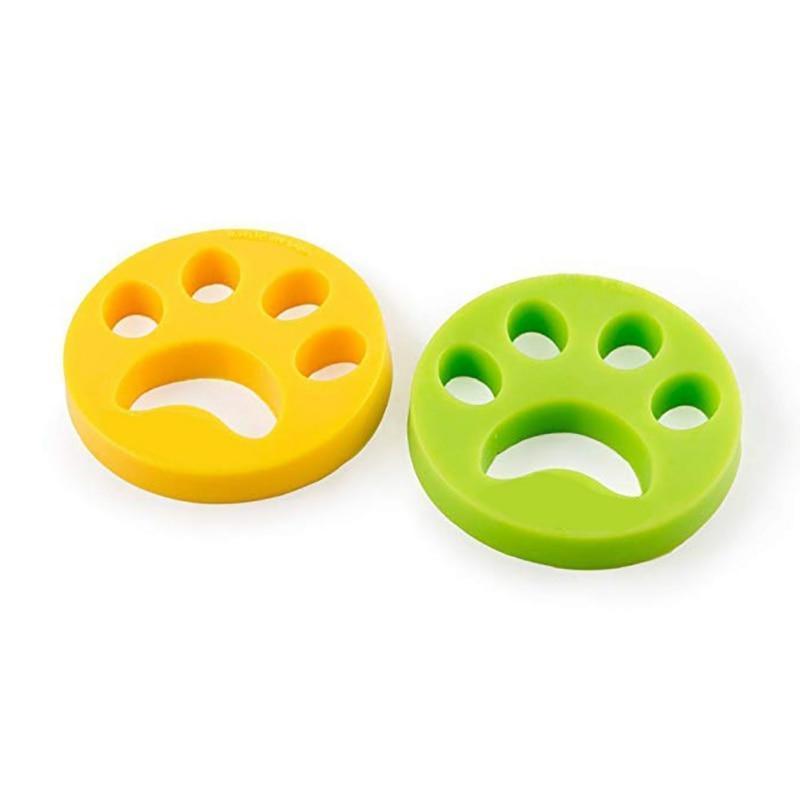 2 Pack Pet Hair Remover Dog Hair Cat Fur Laundry Removal Cleaning Tool *
