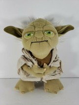Underground Toys Star Wars Talking YODA Soft 13&quot; Plush Stuffed Collectib... - £7.20 GBP