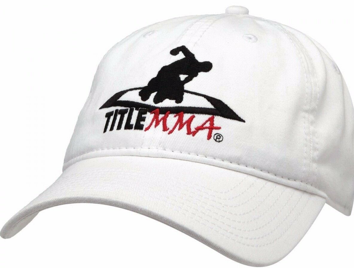 The Game & Title Boxing White Mixed Martial Arts MMA Adjustable Cap Dad Hat Boxing, Martial