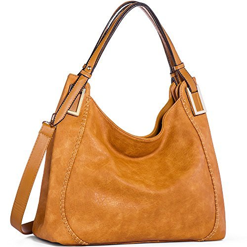 JOYSON Women Handbags PU Leather Shoulder Bags Top-Handle Satchel Tote ...