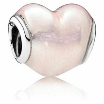 Authentic Pandora Glittering Heart Charm #791886EN113 Pandora Tags Pop Up - $25.73
