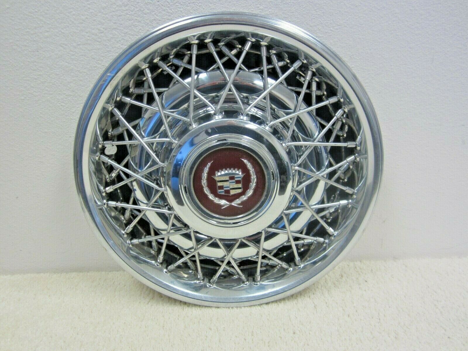 1986 - 1992 CADILLAC FLEETWOOD BROUGHAM RWD OEM WIRE HUBCAP ...