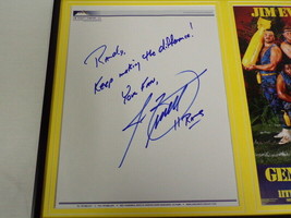 Jim Everett Signed Framed 12x18 Letter & General Blade Poster Display Rams image 2