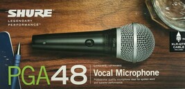 Shure - PGA48-QTR - Cardioid Dynamic Vocal Microphone with XLR to 1/4&quot; C... - $49.45