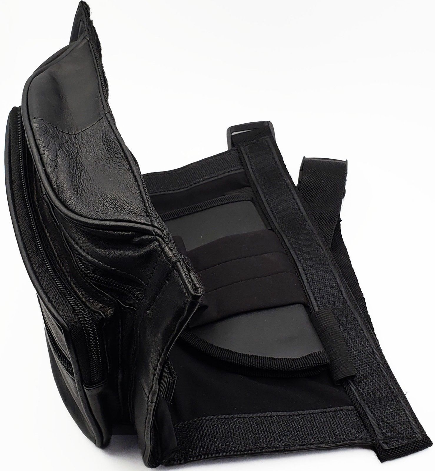 Leather Pistol Gun CCW Concealed Holster Belt Bag Waist Fanny Pack New