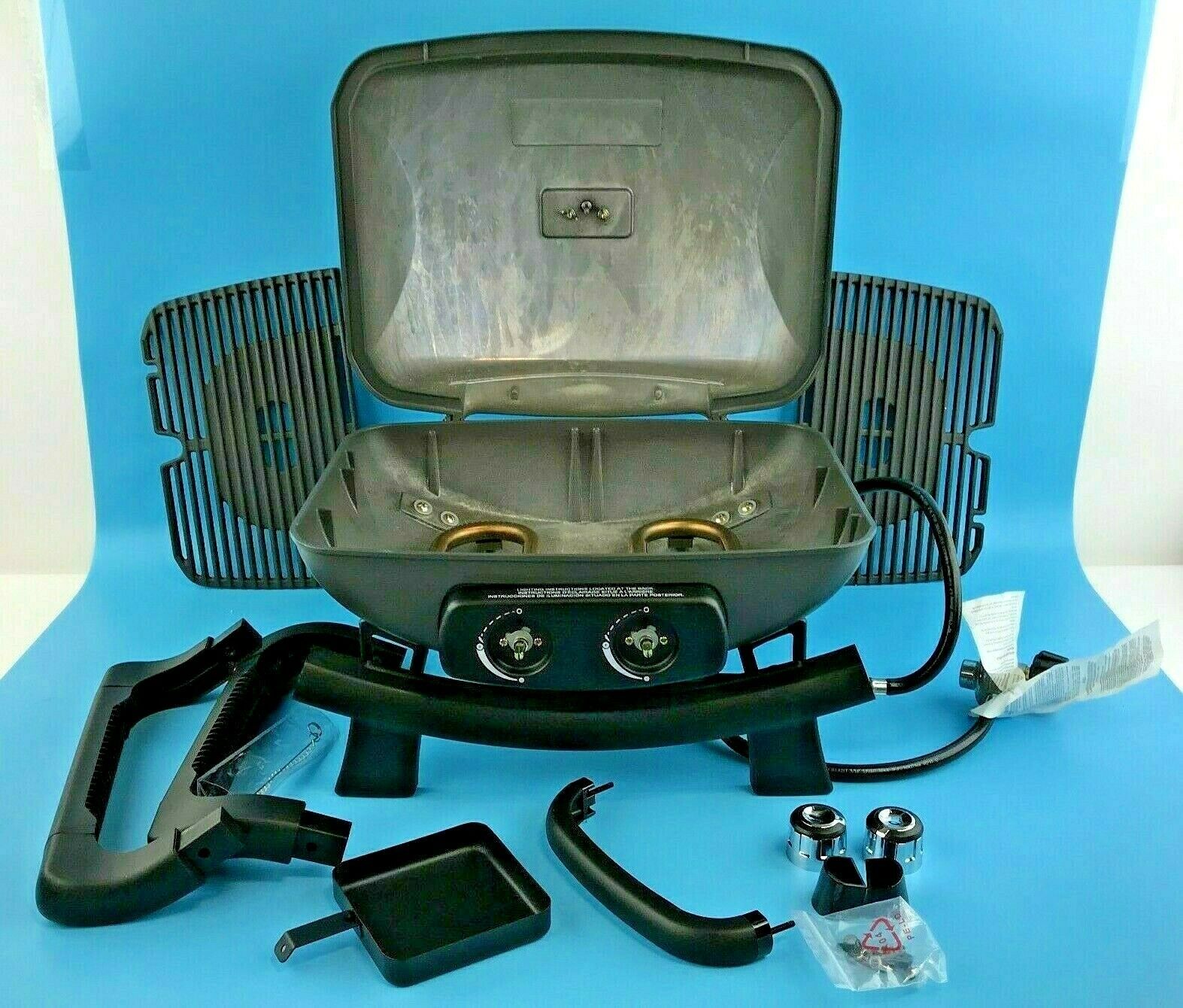 Nexgrill Fortress 2 Burner Cast Aluminum Table Top Gas Grill / In Box 