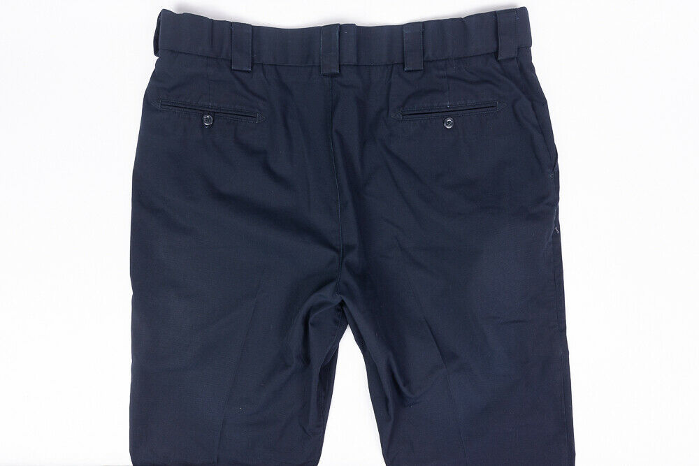 navy blue elastic waist pants