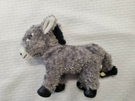 Folkmanis Small Mini Tiny Gray Donkey Finger Puppet Toy Stuffed Plush - $39.59