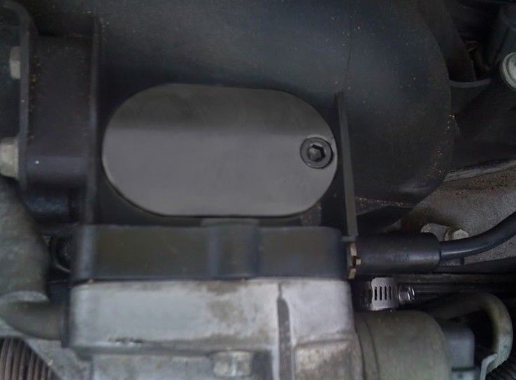 Fits 9704 Black EGR Intake Block Off Plate Kit Chevy C5 Corvette LS1