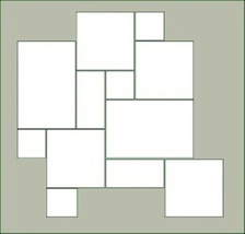 Thick Concrete Driveway Paver Molds (6) 6x6x3" Make 100s of Opus Romano Pavers image 5