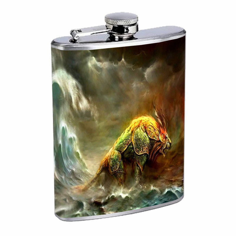 Primary image for Fantasy Creature Em1 Flask 8oz Stainless Steel Hip Drinking Whiskey