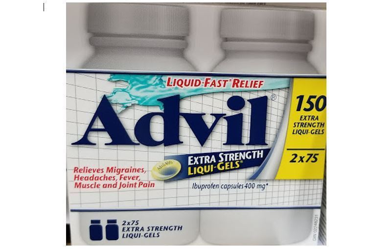 Advil Extra Strength 400mg (75x2=150 liquigels) New Sealed Long Expiry
