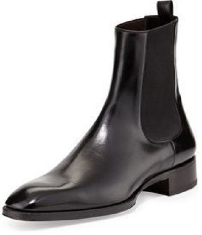 mens brown pointed toe boots